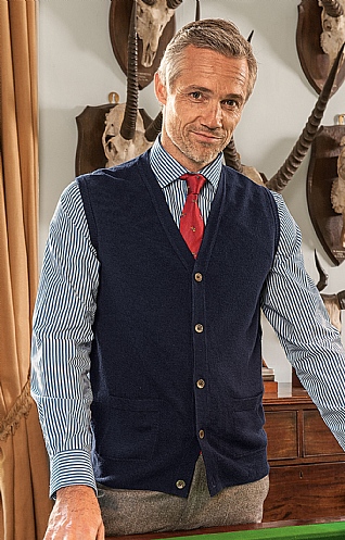 House of Bruar 2 ply Lambswool Waistcoat