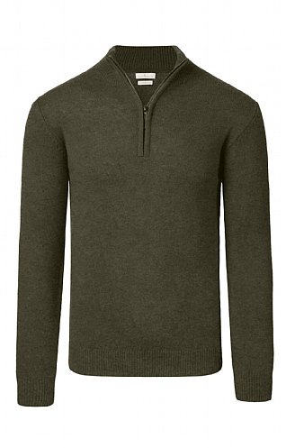 Men's Country Lambswool T-Zip