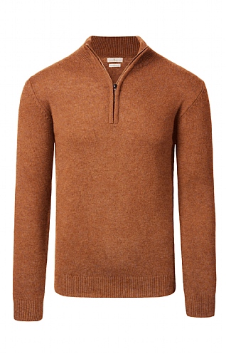 Men's Country Lambswool T-Zip