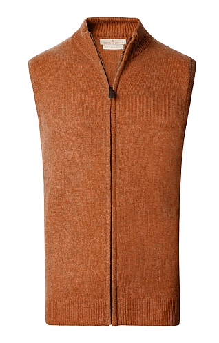 Mens Country Lambswool Gilet
