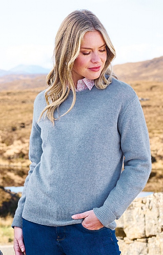 House of Bruar Lambswool Crew Neck