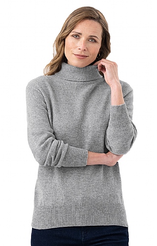 House of Bruar Lambswool Roll Neck