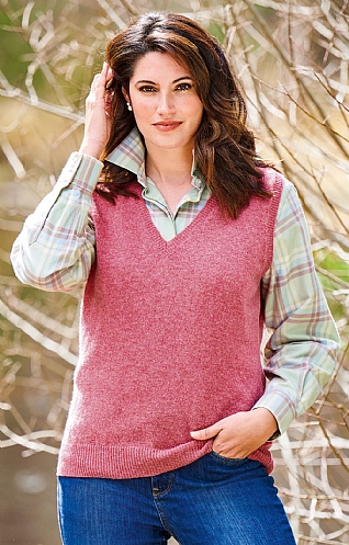 Ladies Country Lambswool Slipover