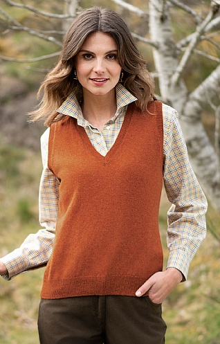 Ladies Country Lambswool Slipover