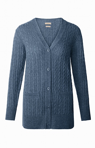 Country Lambswool Cable Cardigan