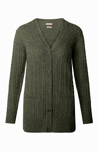 Country Lambswool Cable Cardigan