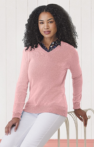 Ladies Merino V Neck Ladies Merino V Neck
