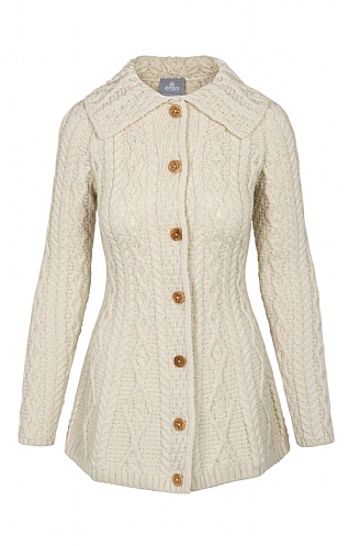 Merino Short Button Cardigan