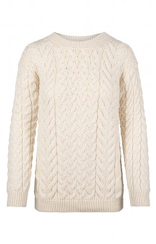 Merino Cable Crew Sweater