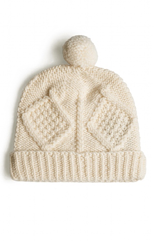 Kid's Aran Bobble Beanie