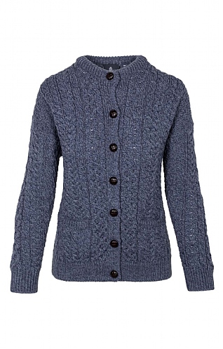 Traditional Aran Knit Cardigan