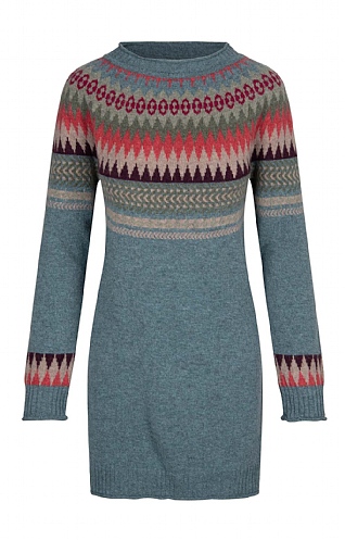 Eribe Knitwear Ladies Cairngorm Dress - Old Rose