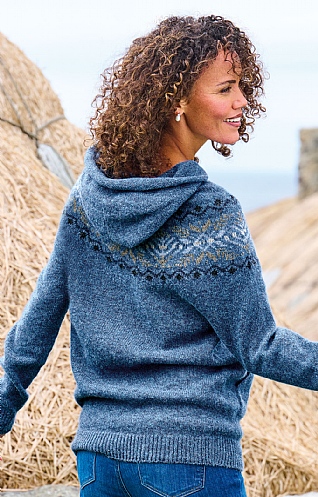 Fairisle hoodie top