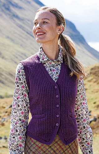 Lamora Rib Waistcoat