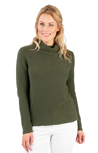 Silk Cashmere Fine Rib Cowl Silk Cashmere Fine Rib Cowl