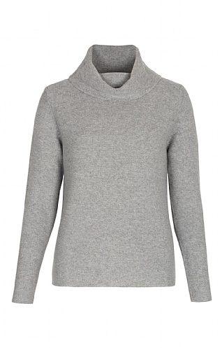 Silk Cashmere Fine Rib Cowl
