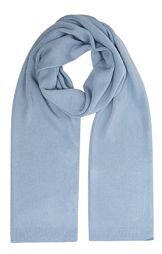 House Of Bruar Ladies Cashmere-Soft Scarf, Ice