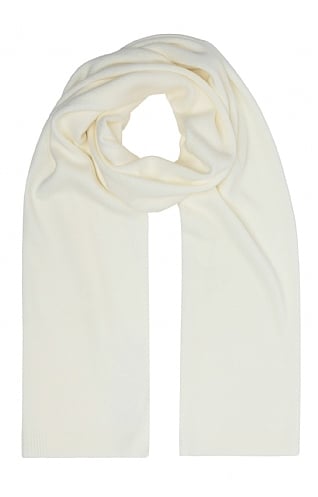 House Of Bruar Ladies Cashmere-Soft Scarf, Off White