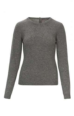 Ladies 2 Ply Cashmere Crew Neck