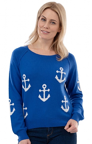 Brodie Cashmere Mini Anchor Sweater