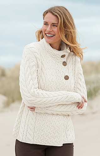 Aran Cable Cardigan