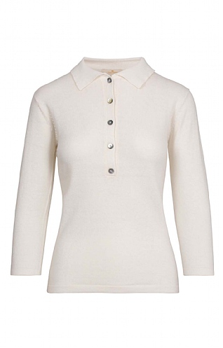 Cotton and Cashmere Polo Shirt