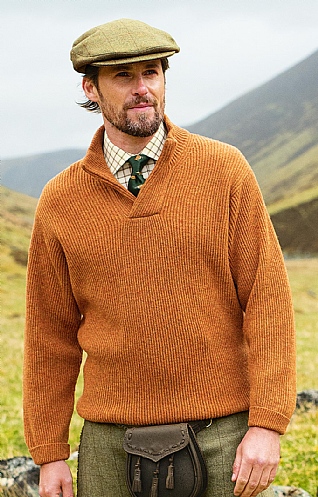 Men's Merino & Lambswool Shirt Neck Men's Merino & Lambswool Shirt Neck
