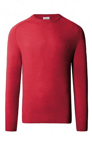 Mens red sales cashmere jumper