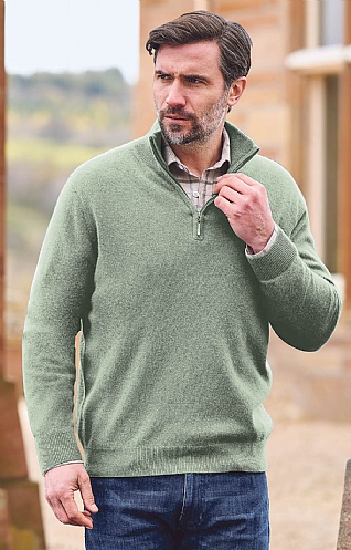Cashmere T-Zip