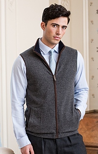 Illann Reversible Cashmere Gilet Illann Reversible Cashmere Gilet