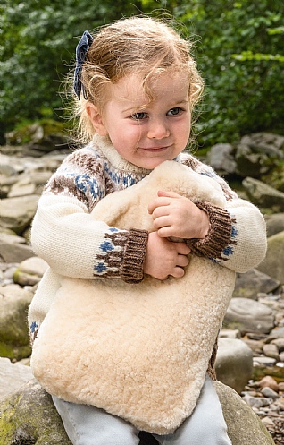 Sheepskin Hot Water Bottle Cover