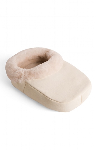 House of Bruar Sheepskin Foot Warmer - White, White