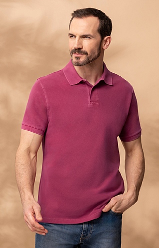 Men’s Sulphur Washed Polo Shirt