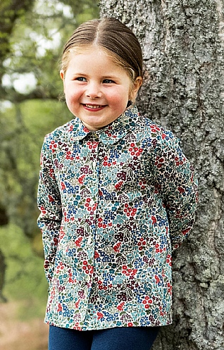 Girl’s Liberty Print Collar Blouse
