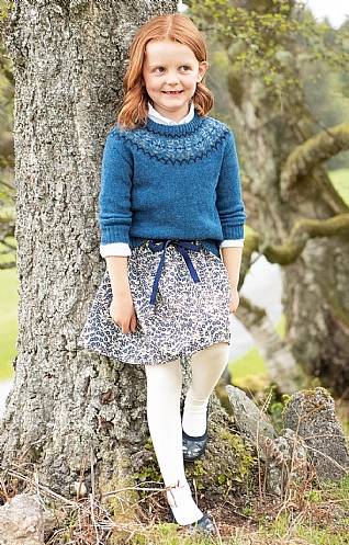 Girl’s Liberty Silk Ribbon Skirt