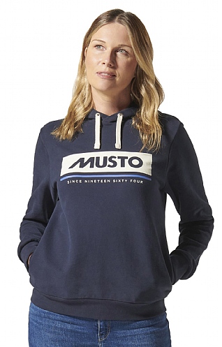 Ladies Musto Hoodie - Navy Blue, Navy