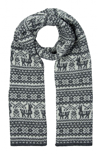 House Of Bruar Ladies Alpaca Fairisle Scarf