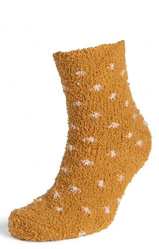 Ladies Seasalt Fluffies Short Socks, Confetti Dark Lugger
