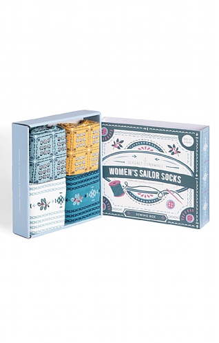 Ladies Seasalt Boxed Sailor Socks, Handicraft Mix