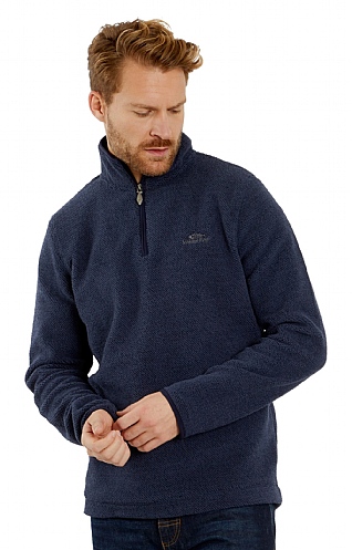 Weird Fish Erril Textured 1/4 Zip