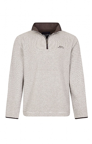 Weird Fish Erril Textured 1/4 Zip Weird Fish Erril Textured 1/4 Zip