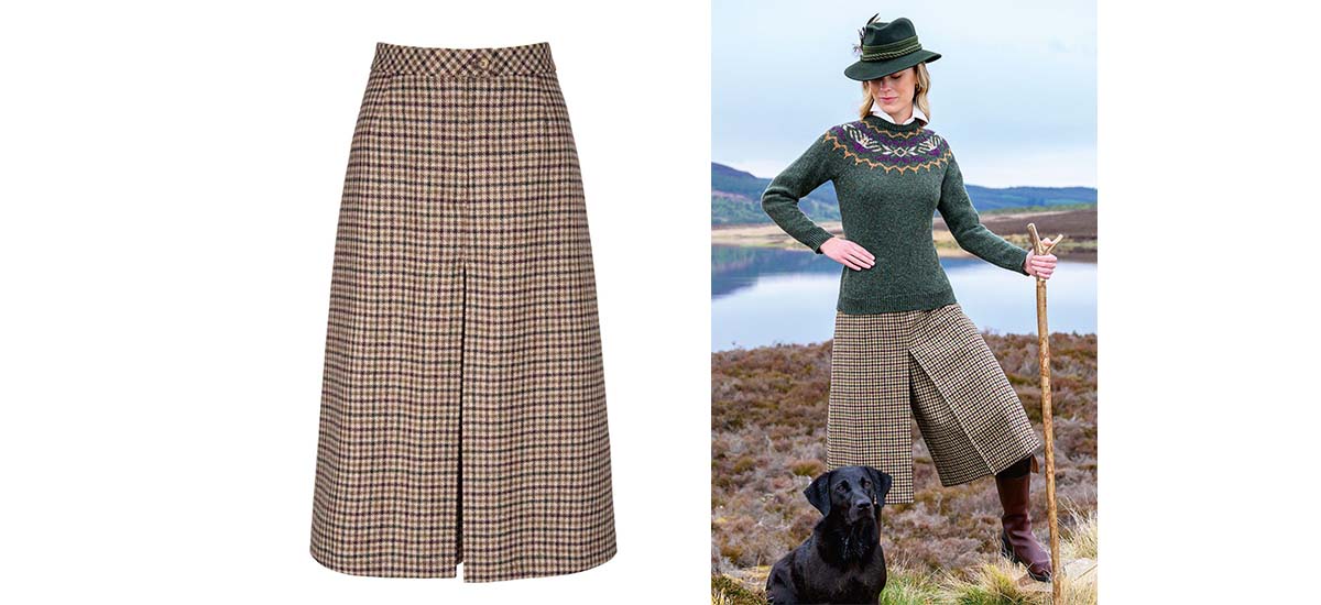 tweed culottes